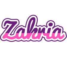 Zakria cheerful logo