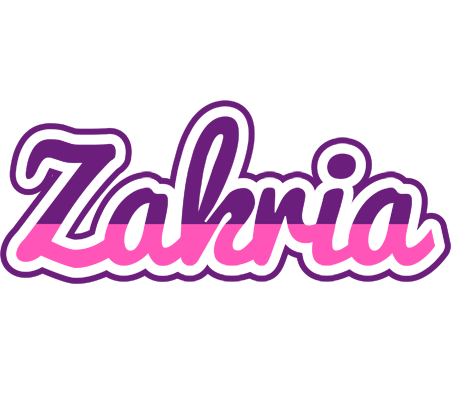 Zakria cheerful logo
