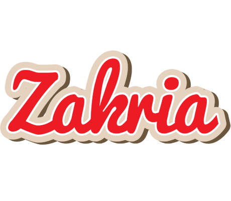 Zakria chocolate logo