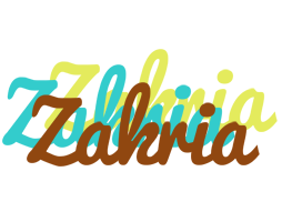 Zakria cupcake logo