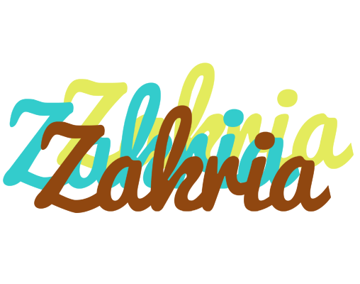 Zakria cupcake logo
