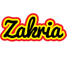 Zakria flaming logo