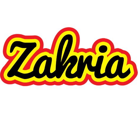 Zakria flaming logo
