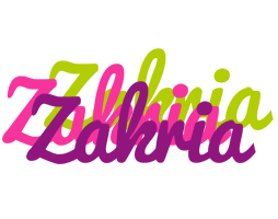 Zakria flowers logo