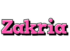 Zakria girlish logo