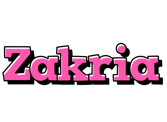 Zakria girlish logo