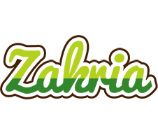 Zakria golfing logo