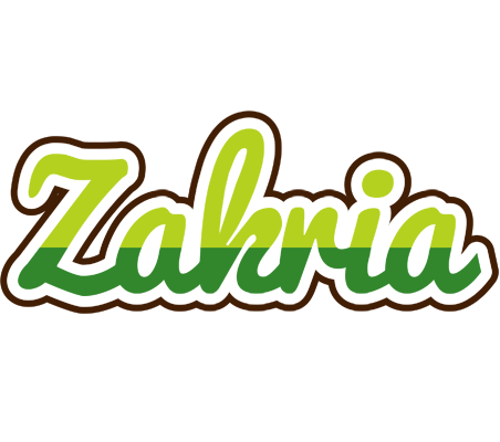 Zakria golfing logo