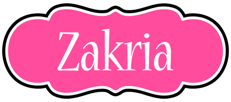 Zakria invitation logo