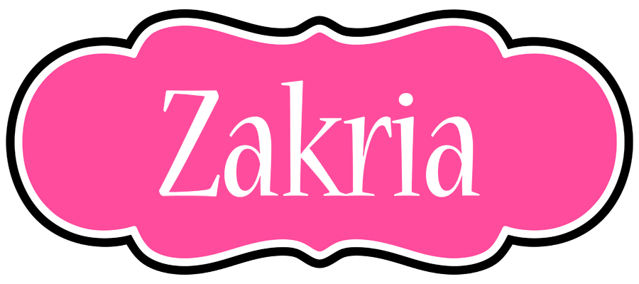 Zakria invitation logo
