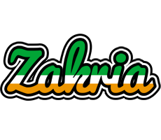 Zakria ireland logo