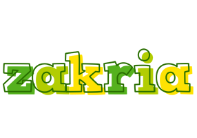 Zakria juice logo