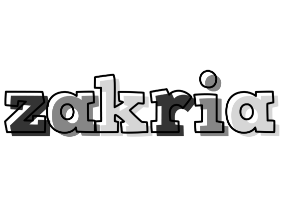 Zakria night logo
