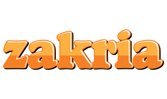 Zakria orange logo