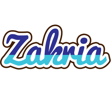 Zakria raining logo