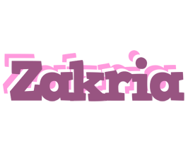 Zakria relaxing logo