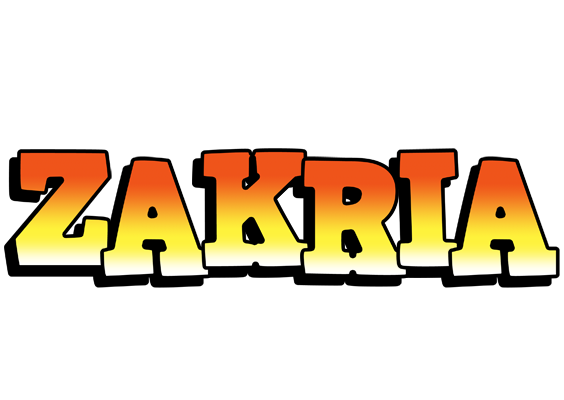 Zakria sunset logo
