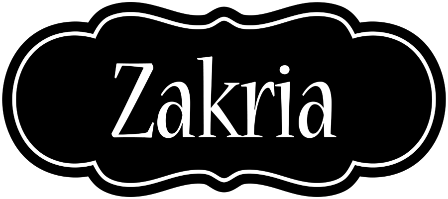 Zakria welcome logo