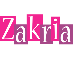 Zakria whine logo