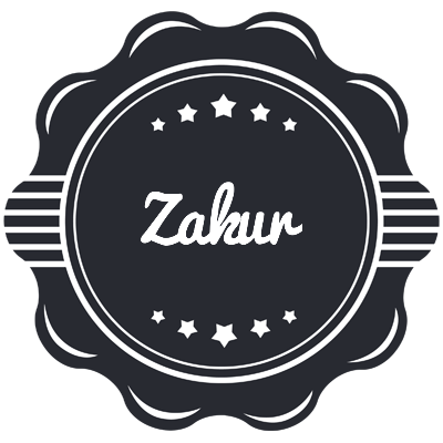 Zakur badge logo