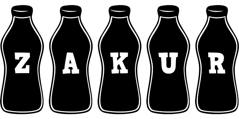 Zakur bottle logo