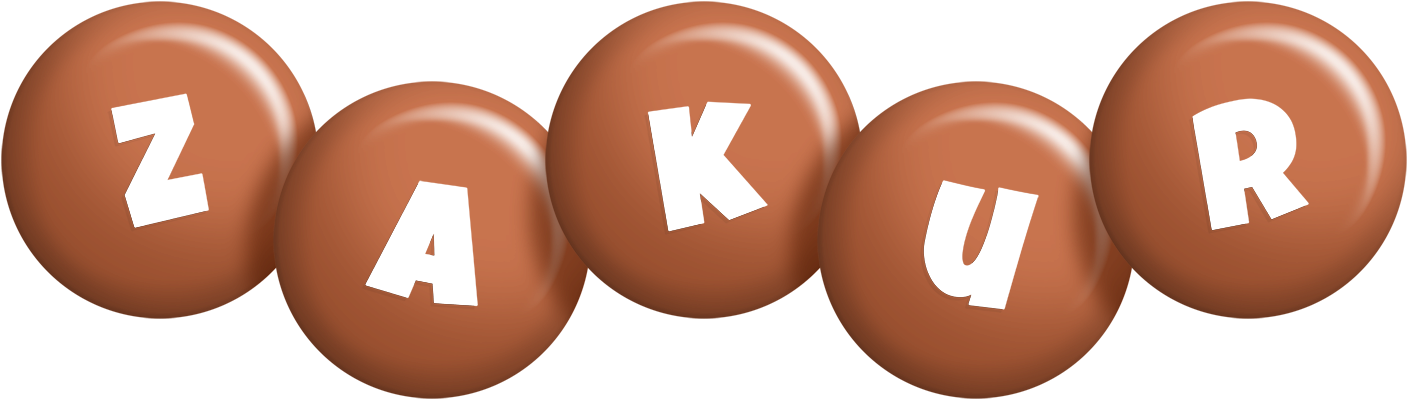 Zakur candy-brown logo