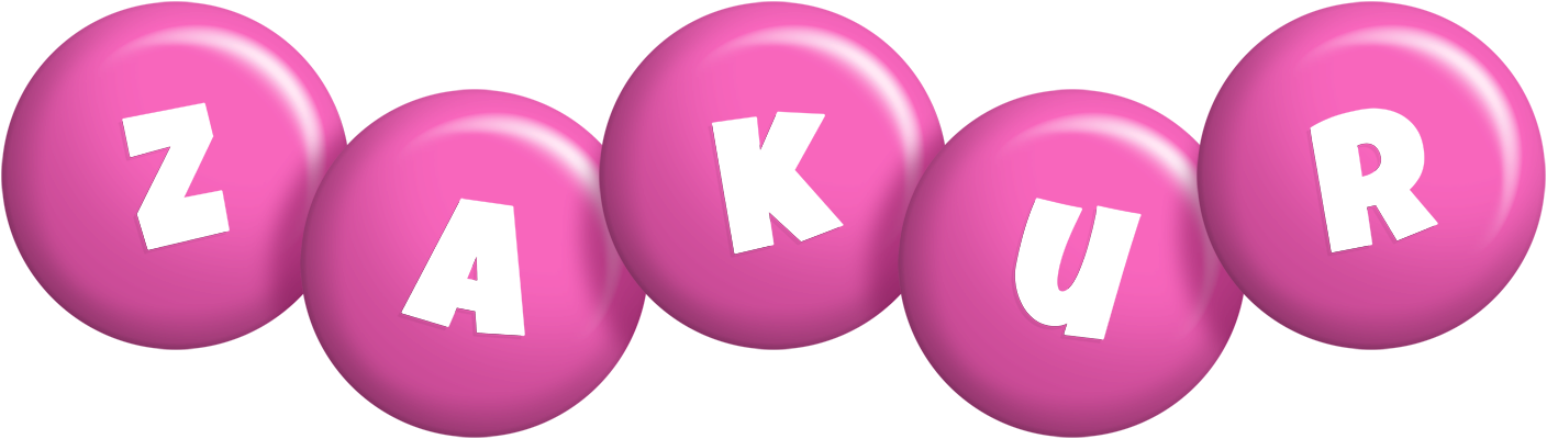 Zakur candy-pink logo
