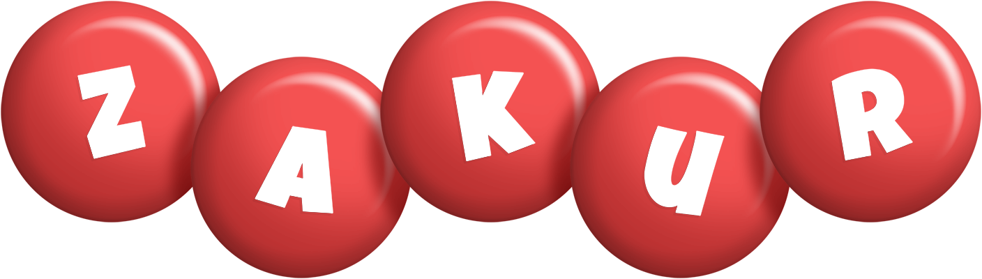 Zakur candy-red logo