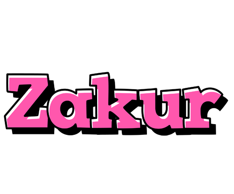 Zakur girlish logo