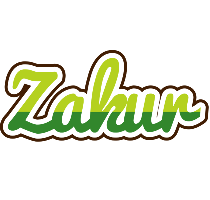 Zakur golfing logo