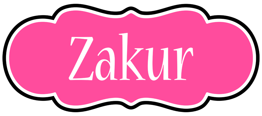 Zakur invitation logo