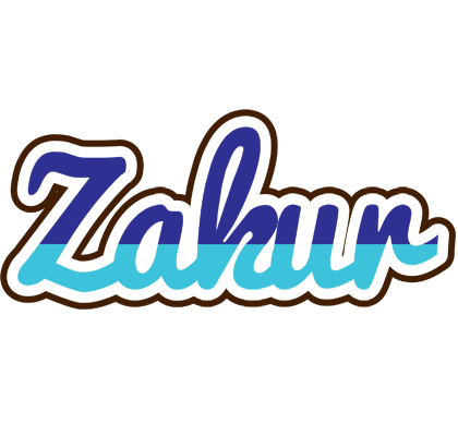 Zakur raining logo