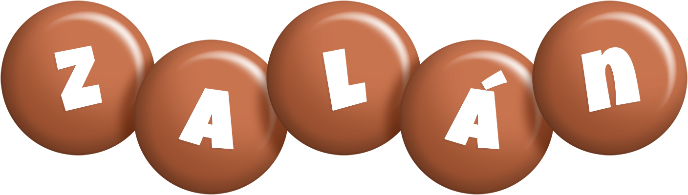 Zalán candy-brown logo