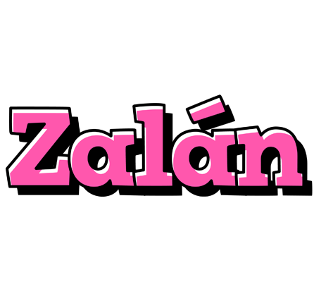 Zalán girlish logo