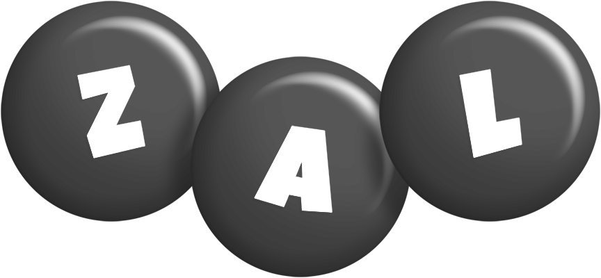 Zal candy-black logo