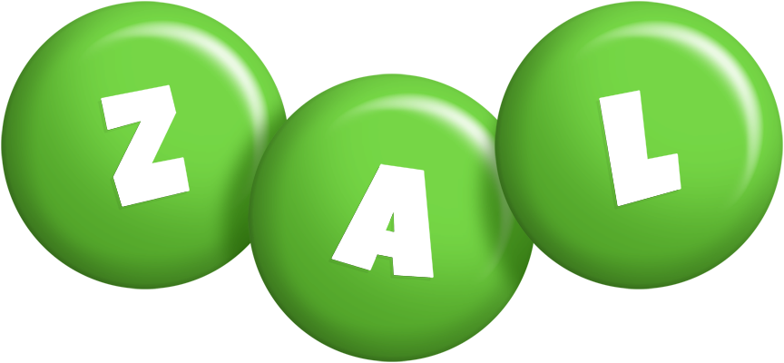 Zal candy-green logo
