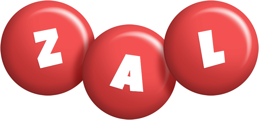 Zal candy-red logo
