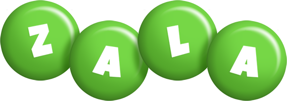 Zala candy-green logo