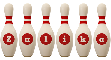 Zalika bowling-pin logo