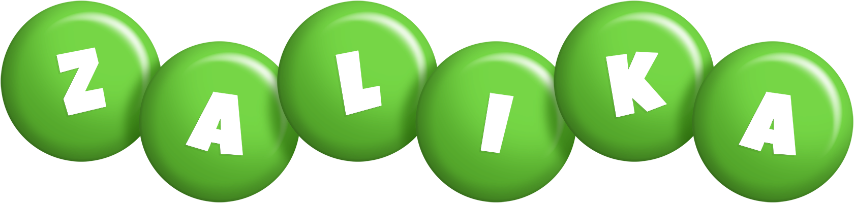 Zalika candy-green logo