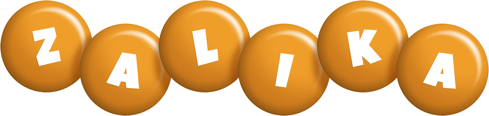 Zalika candy-orange logo