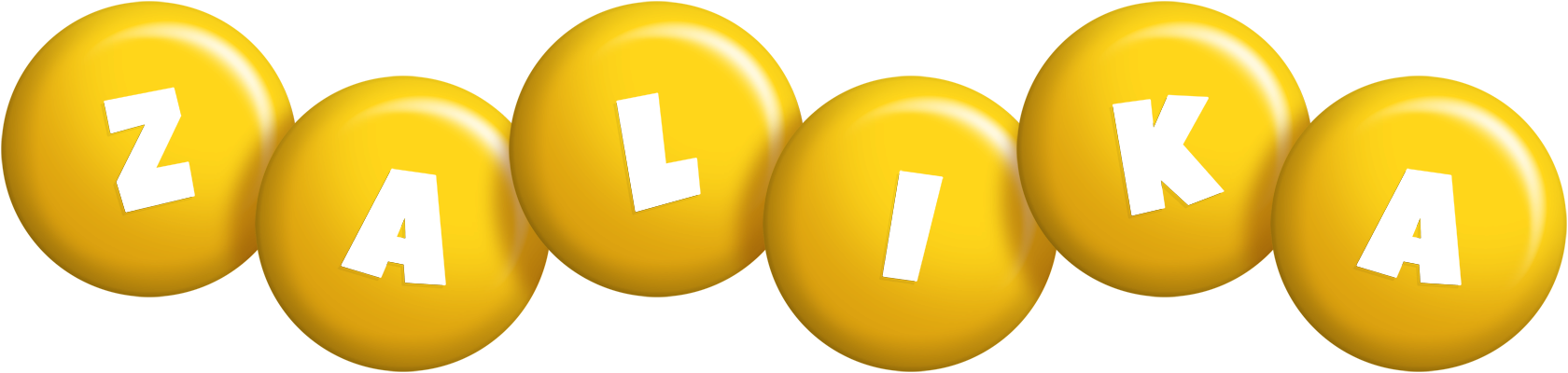 Zalika candy-yellow logo