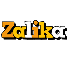 Zalika cartoon logo