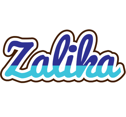 Zalika raining logo