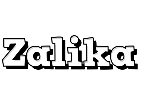 Zalika snowing logo