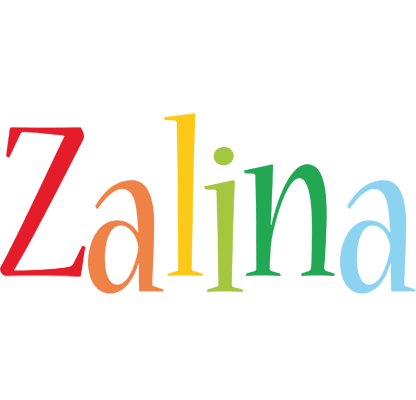 Zalina birthday logo