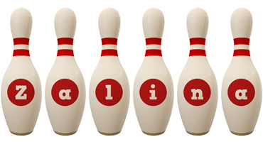 Zalina bowling-pin logo