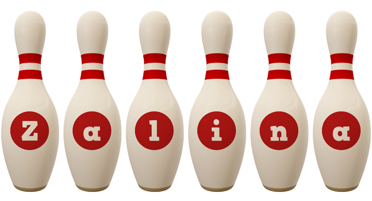 Zalina bowling-pin logo