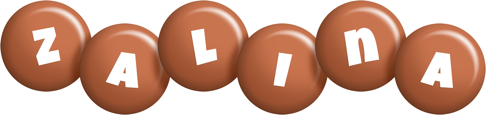Zalina candy-brown logo