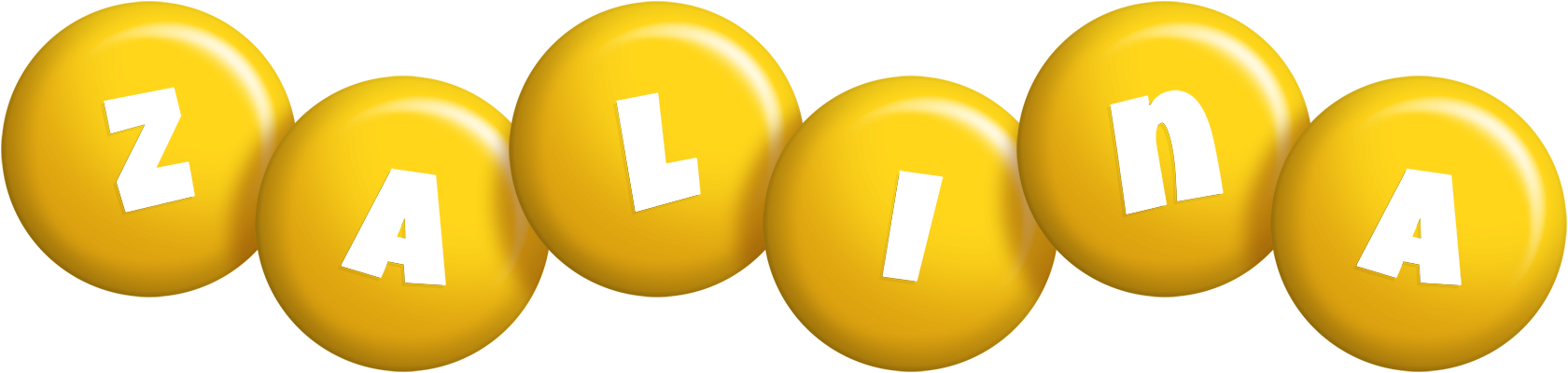 Zalina candy-yellow logo